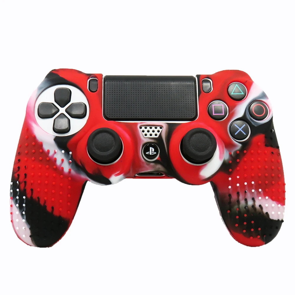 IVYUEEN, новая версия, силиконовый чехол для Dualshock 4, для playstation 4, PS4 Pro, тонкая консоль, кожный чехол с контроллером, колпачки