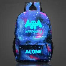 Горячая DJ Marshmallow рюкзак многофункциональный студенческий школьный мешок для молодых дорожные сумки