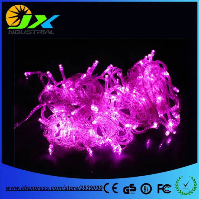 Led 50m Christmas String Lights 220 V 110v Outdoor Wedding Holiday Led 50m Christmas String Lights 220 V 110v Outdoor Wedding Holiday Fairy Decoration Light White Pink Indoor Lighting In From