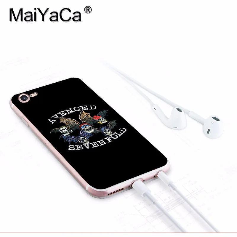 MaiYaCa Avenged Sevenfold роскошный резиновый чехол для телефона iphone 11 pro 8 7 66S Plus X 10 5s SE XS XR XS MAX Coque Shell - Цвет: 7