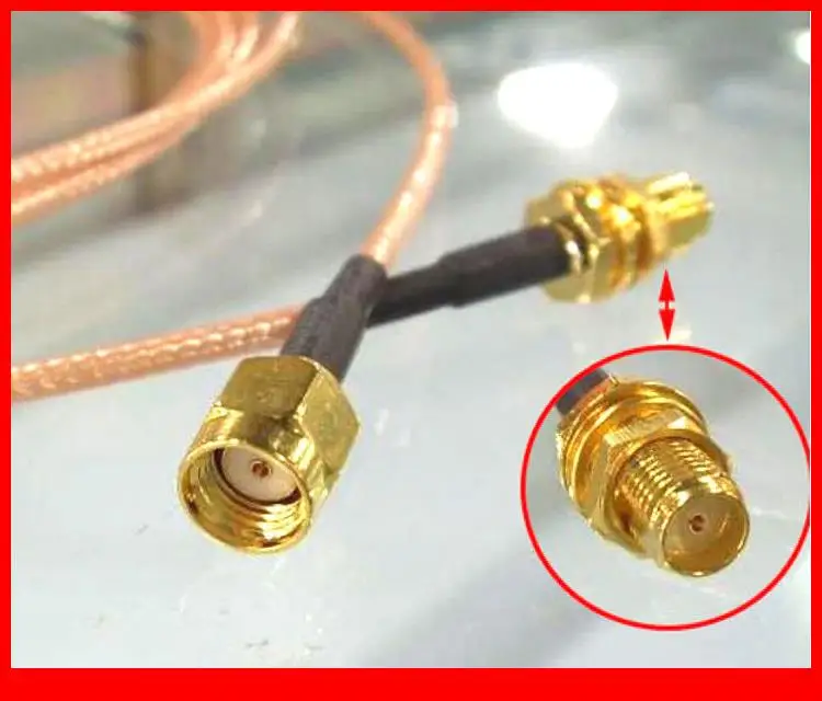 

20 PCS RP-SMA male plug to SMA female jack RF Pigtail Jumper RG316 Cables 20cm