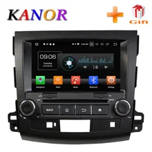 KANOR ips Оперативная память 4 г Octa Core Android 8,0 2din автомобиля радио для Mitsubishi Outlander 06-12 головного устройства gps навигатор 2 Din стерео