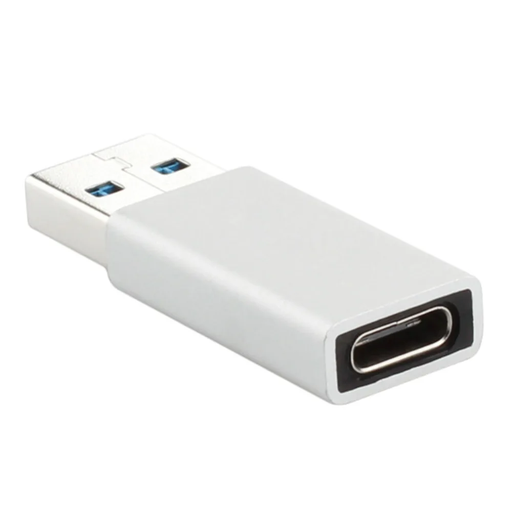 

Aluminum High Speed (One Side 10Gbps) USB A Male to USB Type C 3.1 Female Fast Charging Data Sync OTG Adapter Connector