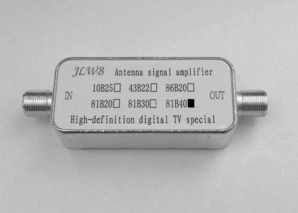 

NEW 1PC Low Noise High Linearity UHF Antenna Amplifier 470~806MHz Digital TV Transponder Dedicated 40dB