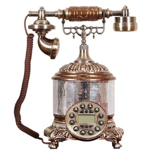 Европейский античный телефон АНТИЧНОСТЬ телефон высокого класса роскошный бытовой посадочный аппарат бытовые украшения