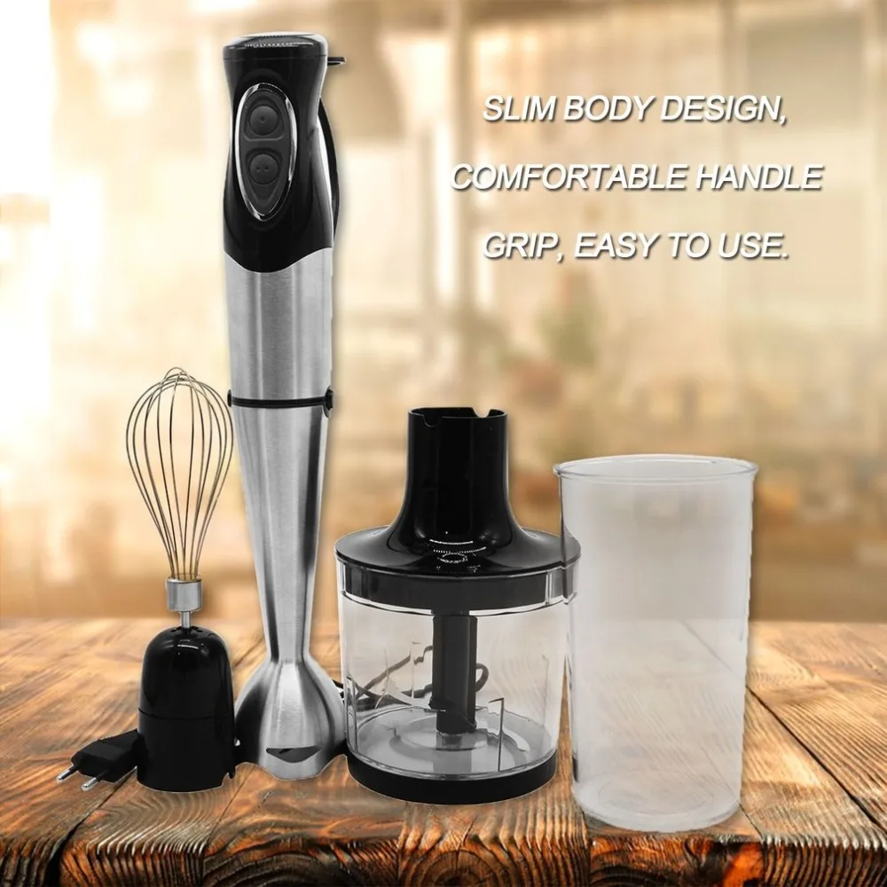 

High Speed 220V Hand Food Blender Electric Eggs Whisk Mixer Multifunction Juicer Fruit Grinder Cooking Machine EU Plug