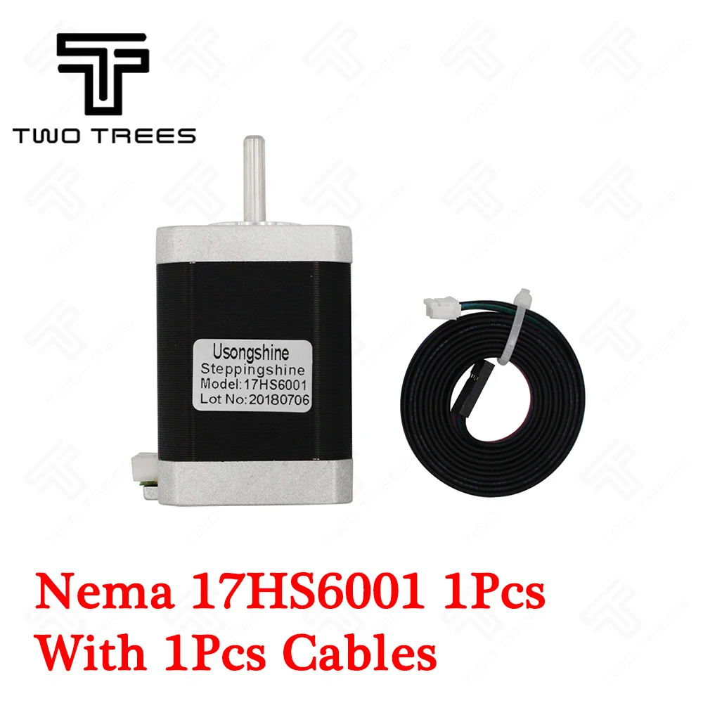 

17HS6001 4-lead Nema17 Stepper Motor 42 motor +1M DuPont line1.5A CE ROSH ISO CNC for 3D printer servo motor vs stepper motor