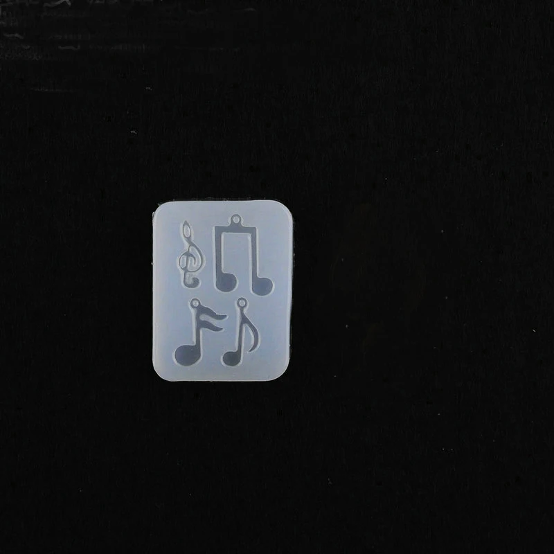 

1pc DIY Notes Epoxy Silicone Mold Resin Jewelry Tools Pendant Mould Handmade Decoration Casting Mould Shell Design accessory