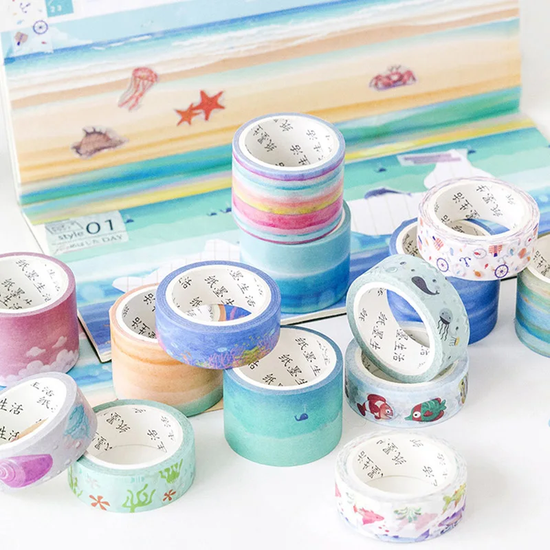 Creative Amazing Underwater World Sea Dream Beach Washi Tape DIY