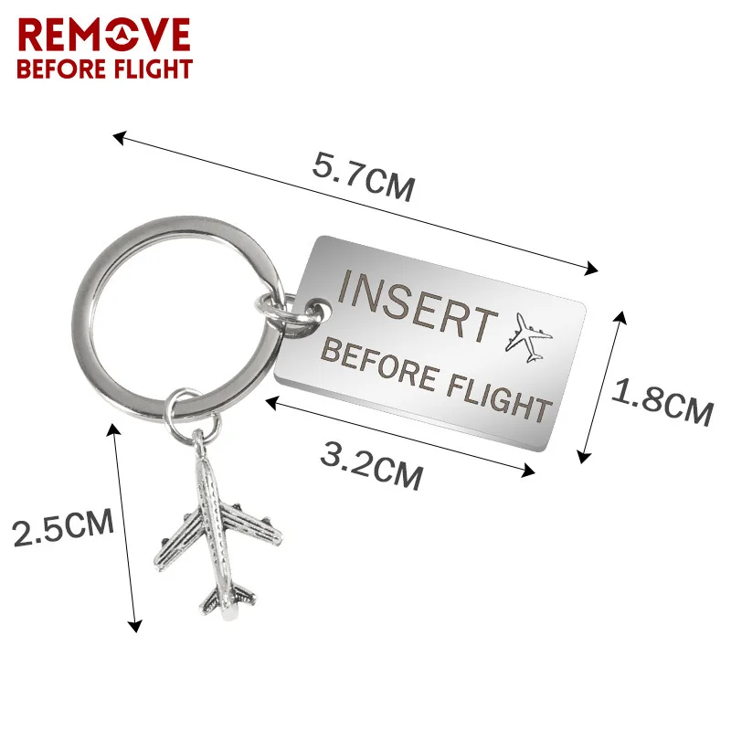 Stainless-Steel-Car-key-chain-Engraved-Insert-before-flight-Key-ring-Fashion-Car-keychain-for-Aviation (2)