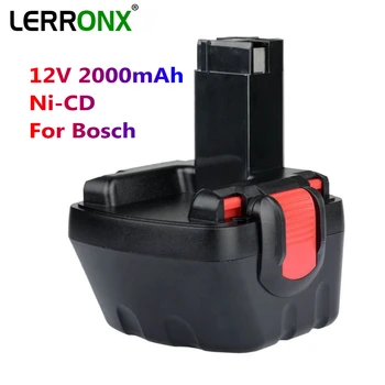 

NEW 12V 2000mAh Ni-CD Power Tools rechargeable battery for Bosch Cordless Drills GSR12-1 GSR12VE-2 BAT043 BAT045 BAT046 BAT120