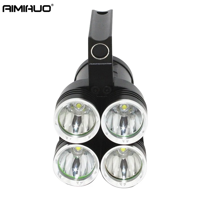 

AIMIHUO Portable Light 4 * XML-L2 Camping Light Searchlight Flashlight Patrol hunting essential long-range Torch Lamp Lanterna