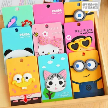 

Cute Card Bag / Keychain Cartoon Panda Duck Monster Design Key Holder Ring Bag Accessories