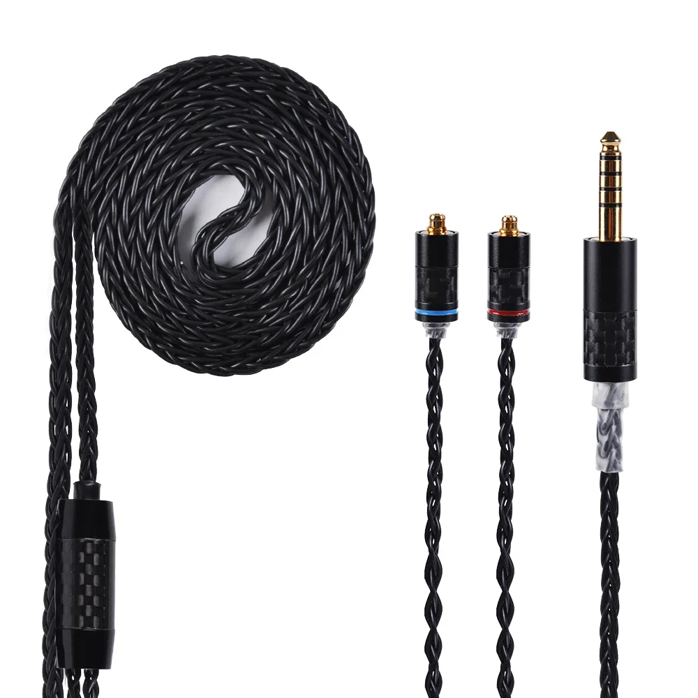 8 акций 23 ядра посеребренный MMCX кабель для Shure SE215 SE535 наушники 3 5 мм IPhone Xiaomi 2 4