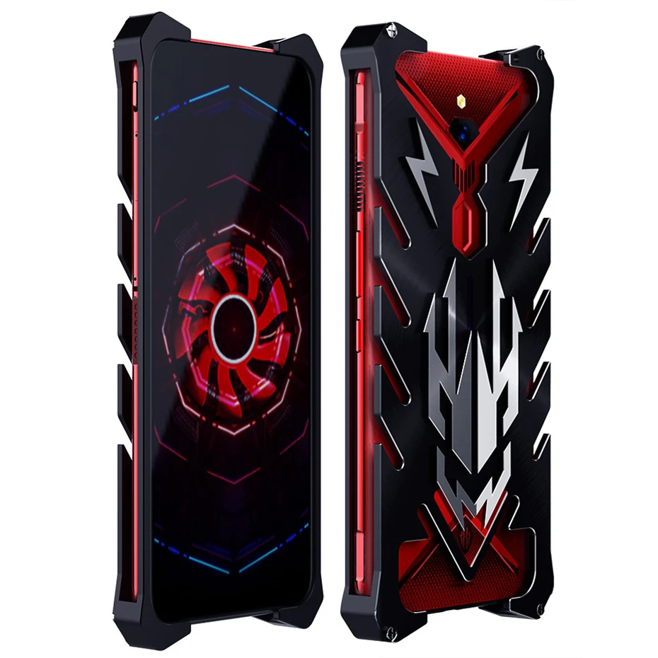 Чехол для ZTE Nubia Red Magic 3 Роскошный Алюминиевый противоударный защитный чехол из