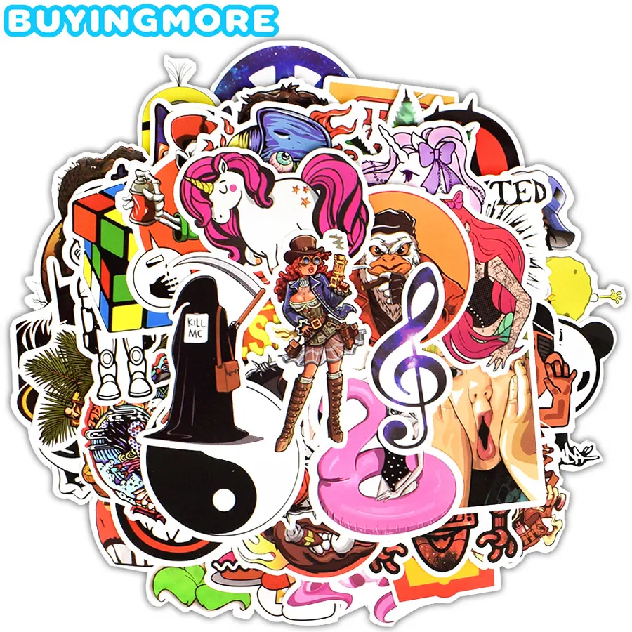 JDM Car Sticker Mixed Pack Laptop Skateboard Bike Guitar Luggage bumper 150 pcs