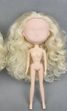 Новинка, кукла Обнаженная, для девочек, игрушки для игр, кукла Blyth Factory, подходит для платья самостоятельно, сделай сам, сменная игрушка BJD, макияж, DIY кукла - Цвет: 5