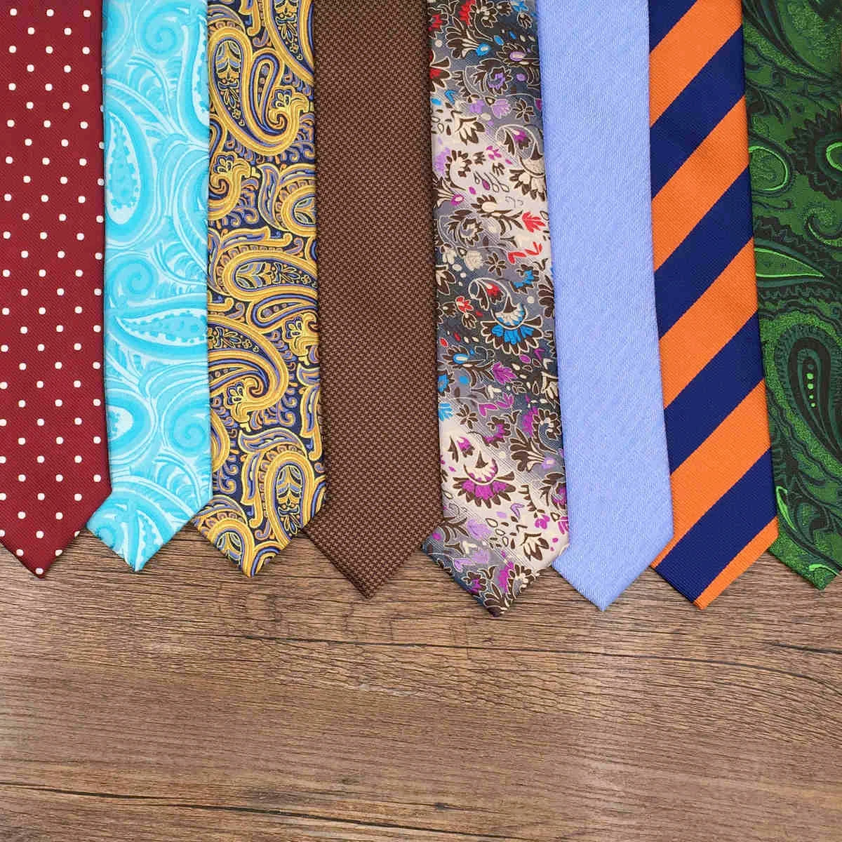 

Ties for Men Checkered Mens Neck Ties Paisley New