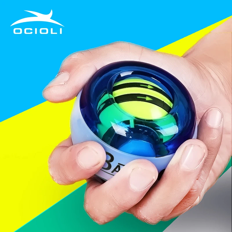 OCIOLI Power Explosive Training Gyroscrope Force Gyro Wrist Arm Finger Exerciser Pow Ball Hand Spinner font