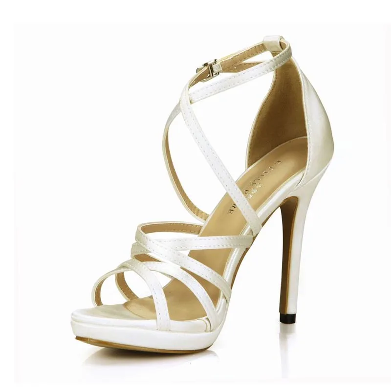 

Plus Size 43 Thin High Heels Women Sandals Buckle Woman Tenis Feminino Zapatos Mujer Party Ladies Dress Wedding Valentine Shoes