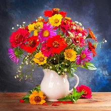 

Flower Diamond Painting New Arrival 5D DIY Cross Stitch Full Drill Round Square Home Decoration Mosaic Picture Gift for Kids