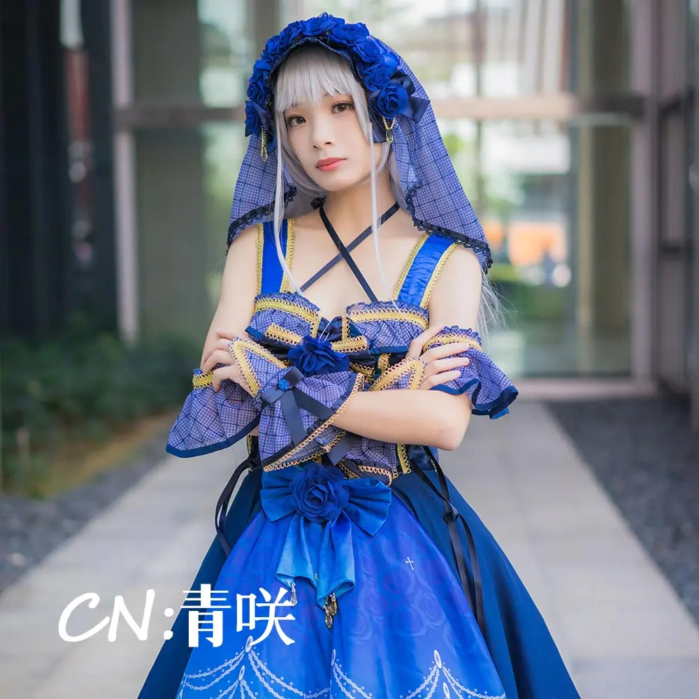 

CGCOS Express BanG Dream! Roselia Roselia 4th Single ONENESS Minato Yukina Uniform Anime Game Cosplay Costume Halloween