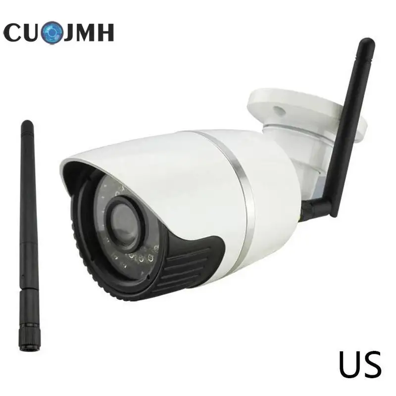 

1 Pcs US Wireless Wifi Ip Monitoring Camera Hd Ir Night Vision Device Webcam Outdoor Waterproof Camera Wifi Ip Monitoring Camera