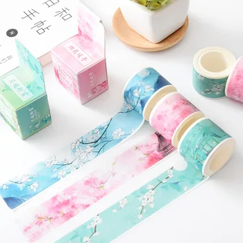 

1pcs Retro Aesthetics Paper Tape DIY Handbook Diary Decoration Book Album Decoration Tape Coil