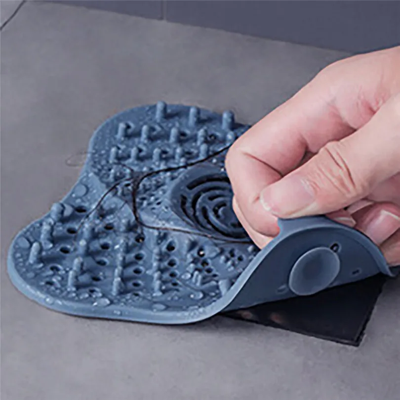

TPR Floor Drain Bathroom Drain Hair Catcher Bath Stopper Plug Sink Strainer Filter Shower Pool Plug Home ralo banheiro #4JY12