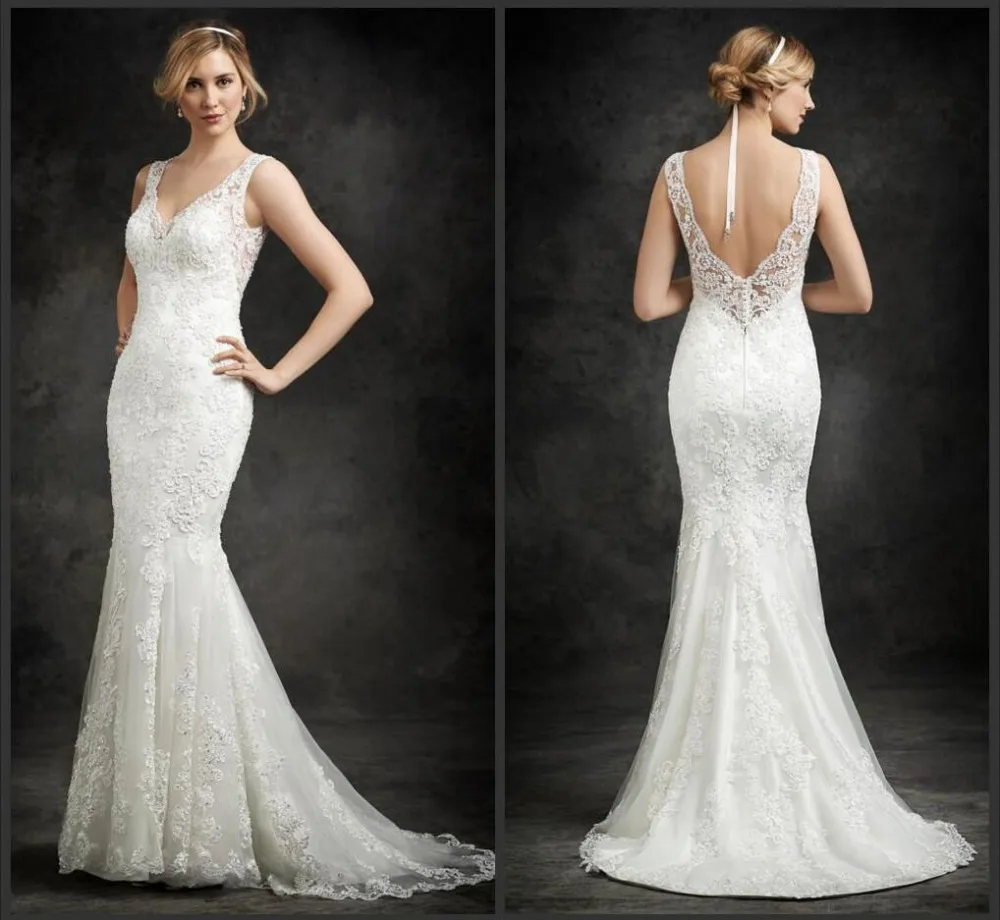 Wedding Wedding Dress Slips online get cheap mermaid style wedding dress slip aliexpress com 2017 gowns v neckline sweep tra