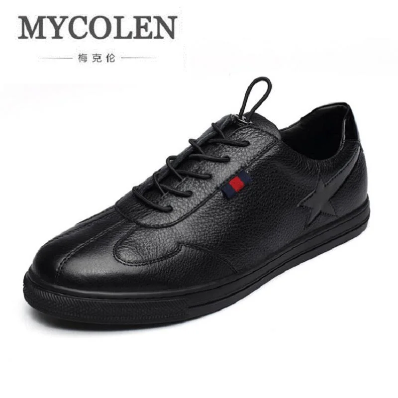 Qualidade De Krasovki Sapatos Tabuleiro Altura Crescente Moda Casuais Alta Homens Masculino Masculinos Tenis Preto Mycolen Dos Couro Yvnwqtx