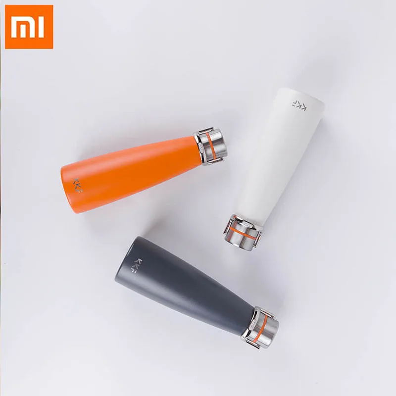 

Xiaomi KKF Thermos Cup 24-hour Insulation Portable Aluminum Alloy Lifting Ring 475ml Smart Display Temperature Keep Warm Cup