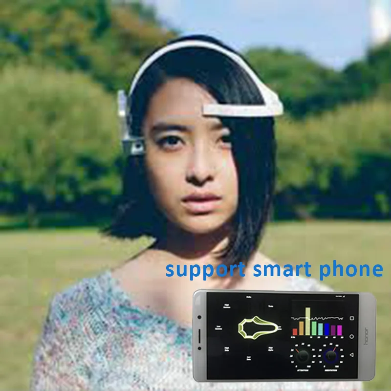  Mindwave Bluetooth Headset Mobile Dry Electrode EEG Attention and Meditation Controller Neuro Feedb