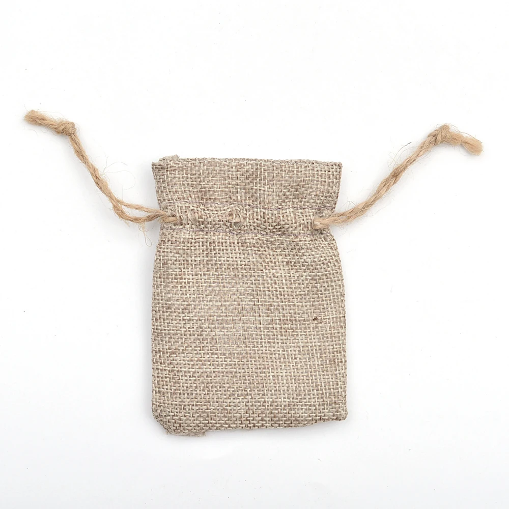 

Wholesale 5000 pcs 7x9cm Mini Hessian Jute Burlap Drawstring Packaging Bags For Rings Jewelry Wedding Christmas Gift pouches