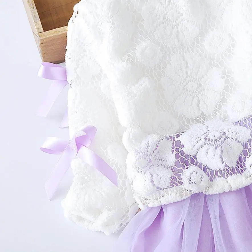 TELOTUNY/осенние вечерние кружевные платья-пачки принцессы для маленьких девочек; одежда; no23