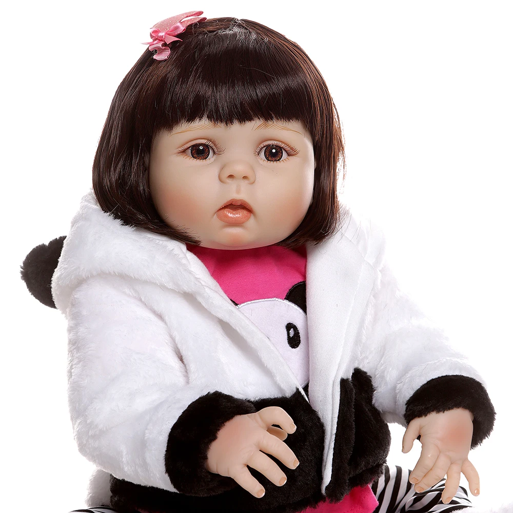 56 см кукла для маленьких девочек, полное тело, силикон 0-3 м, настоящий размер, bebes Кукла Reborn игрушка Анатомически правильная