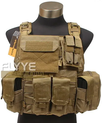 De calidad superior juego chaleco táctico ligero flyye MOLLE estilo PC Plate chaleco fy vt m003, Color : Coyote brown, negro|vest cotton|vest shirtvest top - AliExpress
