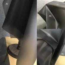 50 см* 137 см/шт. Тусклый Матовый Черный прозрачный ТПУ дождевик пленка Водонепроницаемая пластиковая ткань дизайнерские ткани