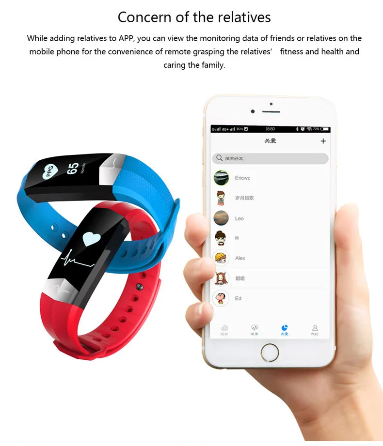 CD01 Smartband ECG Bluetooth спортивный Смарт Браслет для измерения кровяного давления HR смарт-Браслет фитнес-трекер умный Браслет для IOS Android