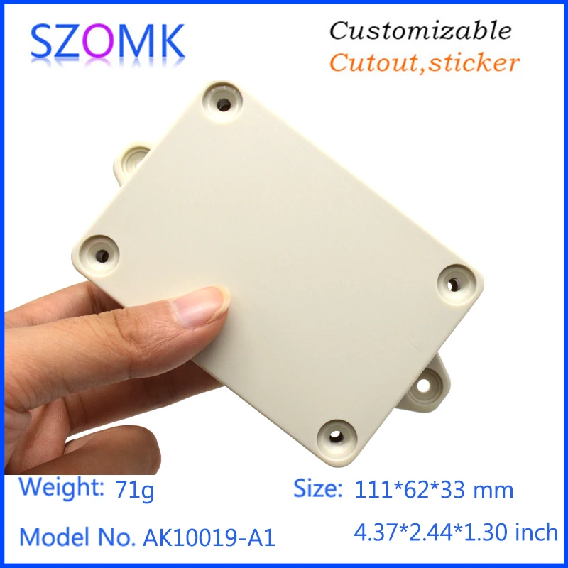 szomk waterproof plastic enclosure for electronics plastic case small instrument housing junction box customizable equipment enclosure IP68 waterpr housing  (12)