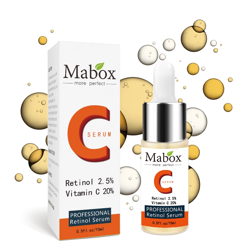Mabox сыворотка с витамином С 6 пептидами 24 К золото + гиалуроновая кислота