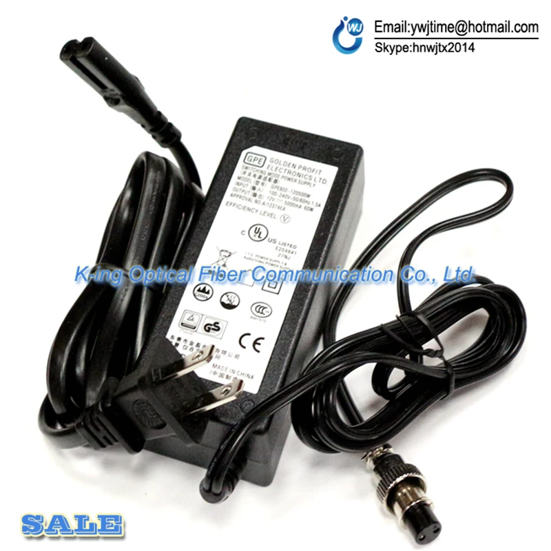 

skycom T-107 T107H Optical fiber fusion splicer Fiber welding machine Fuse welding machine power supply charger adapter