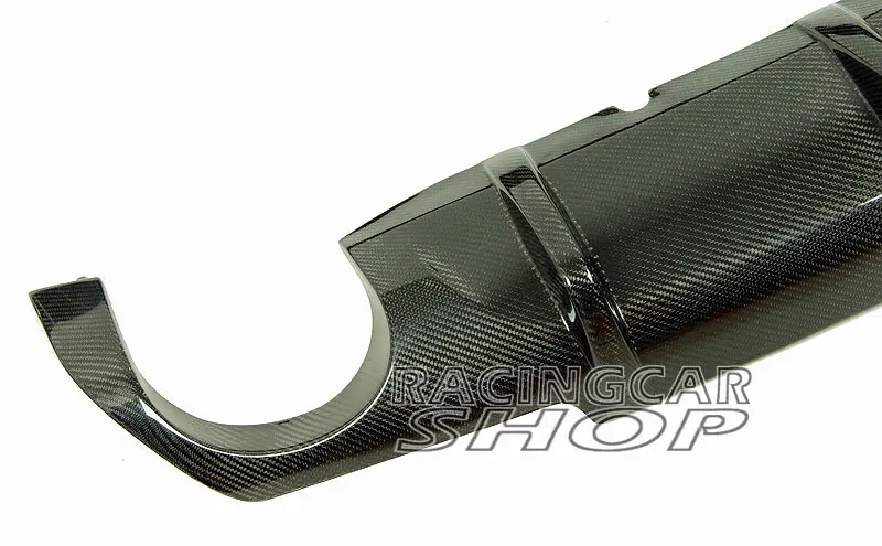 Carbon Fiber Rear Lip Bumper Bar Diffuser Fit For VW Scirocco R Bumper 2009-2014