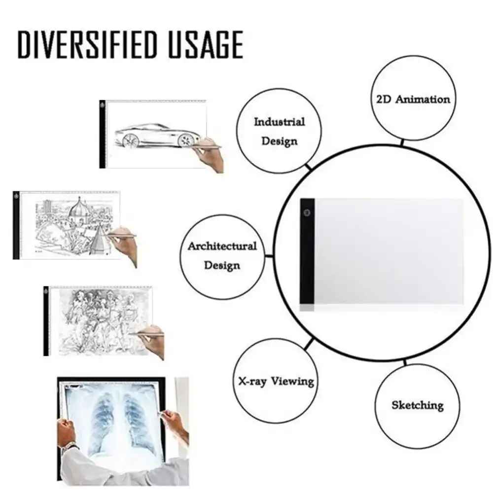 A3 Led Tracing Pad Light Box Untuk Animasi