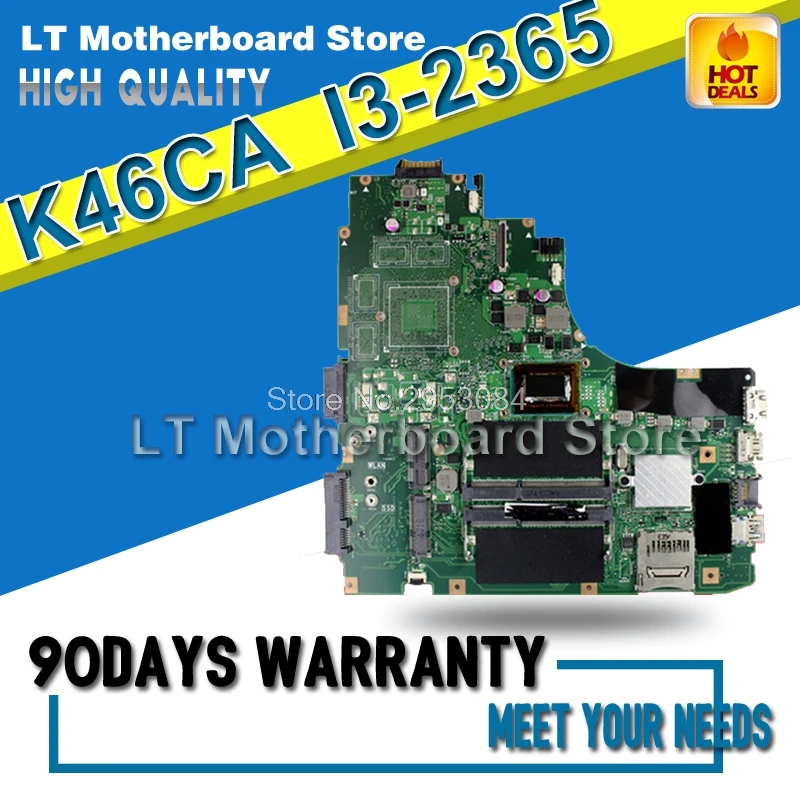 ل ASUS K46C K46CM K46CB S46C A46C K46CA اللوحة المحمول K46CM REV: 2.0/2.1 I3 وحدة المعالجة المركزية GM اللوحة على متن اختبار