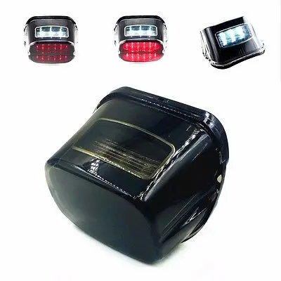 

LED Tail Brake Light License Plate Lamp fFor Harley Night Train FXSTB FXSTS FXST