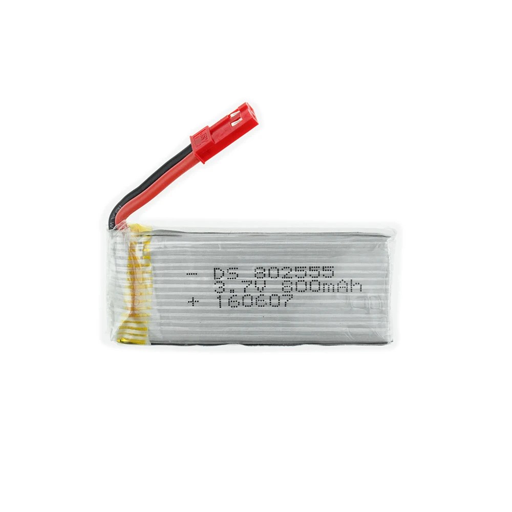 3,7 V 800mah 25C lipo батарея 802555 Jst разъем для TK110HW JRC H12C H12W JXD 509 509W 509G RC Дрон Квадрокоптер запчасти