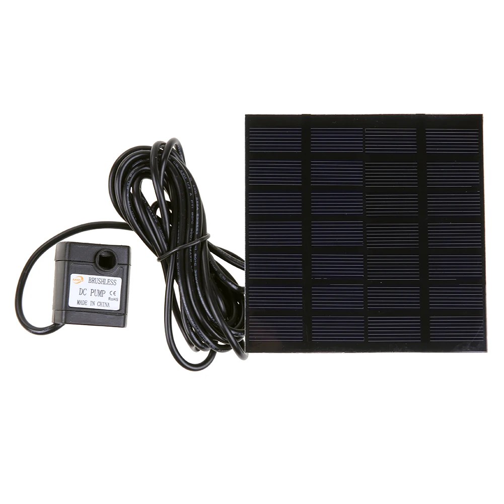 

DC Solar Brushless Water Pump Power Panel Kit Garden Plants Watering Power Fountain Pool Pond Garden Water Pump