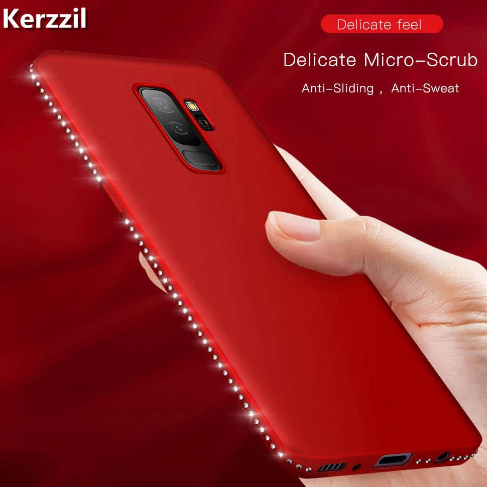 Блестящий Алмазный чехол для Samsung Galaxy S10 lite A7 A8 A6 S8 S9 Plus J4 J6 J8 2018 S7 Edge J5 J7 Prime J3 A5 A3 2017