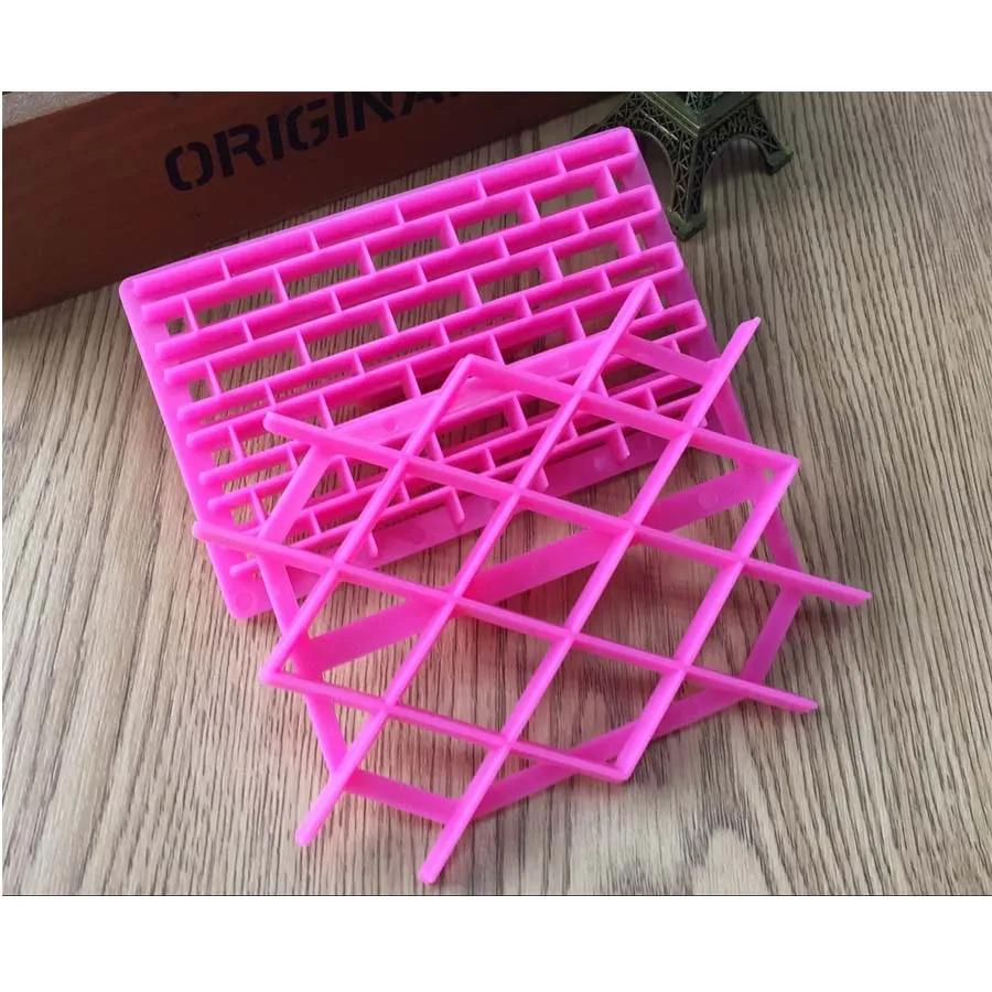 

1PCS Cake Chocolate Mold Grid Shaped Plastic Printing Biscuits Cookies Cutter Embosser Fondant Gum Paste Cake Decoration Tools